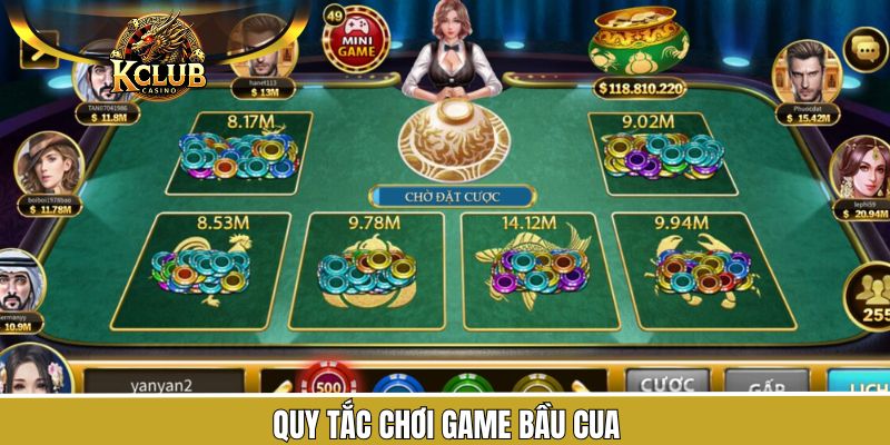 Bầu Cua - Trò Chơi Truyền Thống Thưởng Cao Tại KClub 2 Quy định về các cửa cược trong Bầu cua